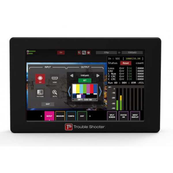 Digital Forecast Bridge X_TS_ Mini HDMI SDI FBAS VGA up down cross Konverter und Tesbild